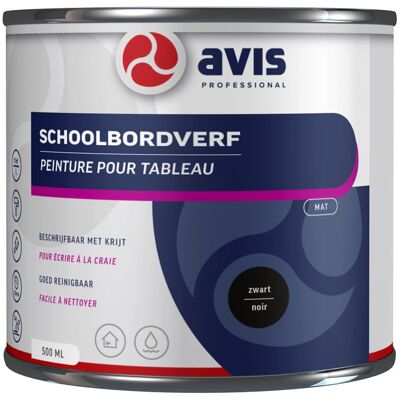 Avis Aqua Schoolbordenverf - Zwart Avis Aqua Schoolbordenverf - Zwart
