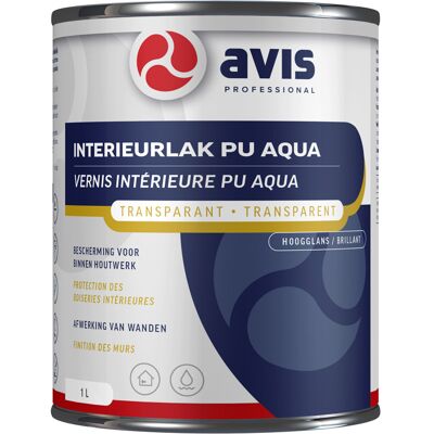 Avis Aqua PU Lak Hoogglans 8712576109279 Verf Lakverf Binnen Avis Aqua PU Lak Hoogglans 8712576109279 Verf Lakverf Binnen