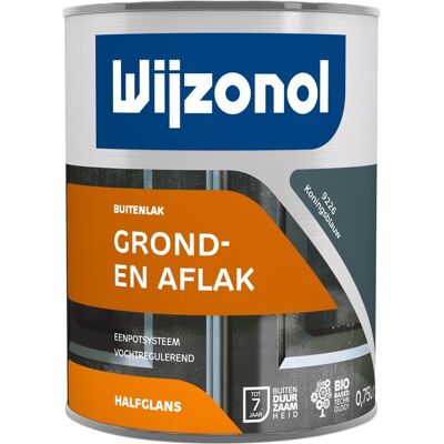 Wijzonol Grond- en aflak - 750 ml 9226 Koningsblauw Wijzonol Grond- en aflak - 750 ml 9226 Koningsblauw