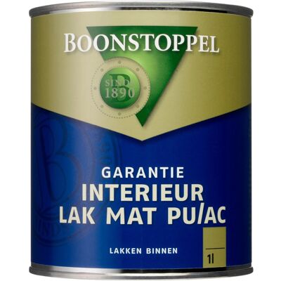 Boonstoppel Garantie Interieur Lak Mat PU/AC Boonstoppel Garantie Interieur Lak Mat PU/AC