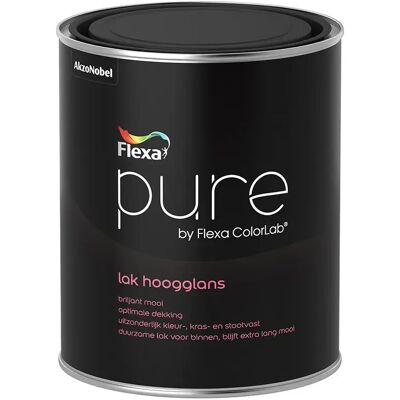 Flexa Pure Lak Hoogglans - 1 Liter - Wit / Kleur 8711113095709 Verf Lakverf Binnen Flexa Pure Lak Hoogglans - 1 Liter - Wit / Kleur 8711113095709 Verf Lakverf Binnen