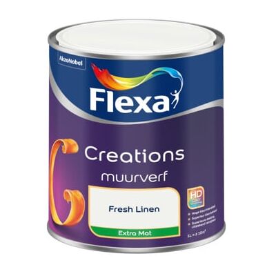 Flexa Creations Muurverf Extra Mat - Fresh Linen Flexa Creations Muurverf Extra Mat - Fresh Linen