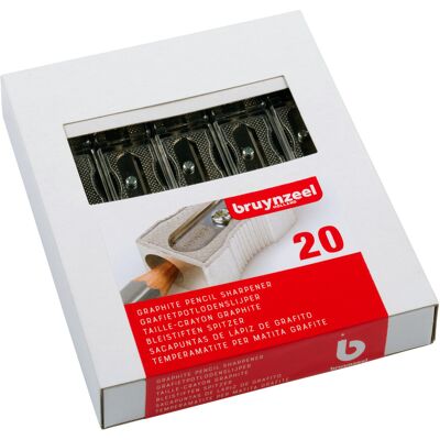 Bruynzeel Grafietpotlodenslijper - 20 stuks 8712079459581 Verf Bruynzeel Grafietpotlodenslijper - 20 stuks 8712079459581 Verf