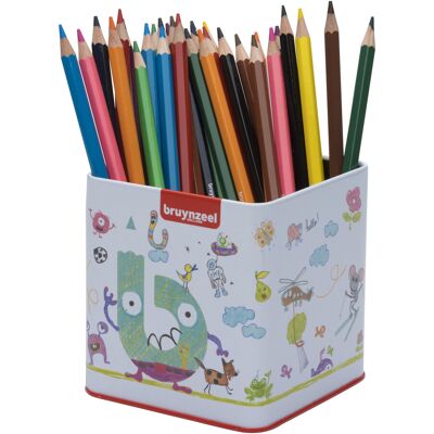 Bruynzeel Super 60 Kleurpotloden in blik 8712079434434 Verf Bruynzeel Super 60 Kleurpotloden in blik 8712079434434 Verf
