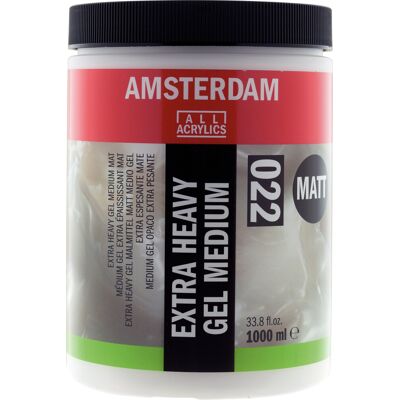 Amsterdam Extra Heavy Gel medium - Mat 022 8712079380007 Verf Amsterdam Extra Heavy Gel medium - Mat 022 8712079380007 Verf