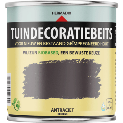 Hermadix Tuindecoratiebeits Dekkend - 2,5 liter Hermadix Tuindecoratiebeits Dekkend - 2,5 liter