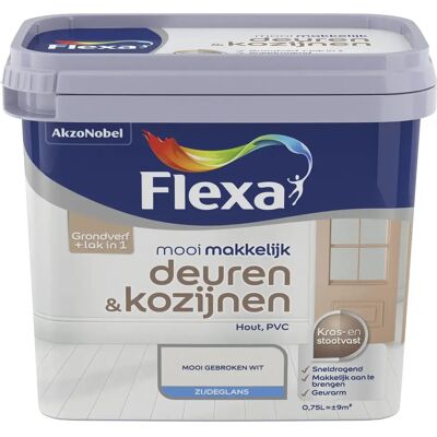 Flexa Mooi Makkelijk Deuren en Kozijnen - Gebroken Wit / RAL 9010 Flexa Mooi Makkelijk Deuren en Kozijnen - Gebroken Wit / RAL 9010