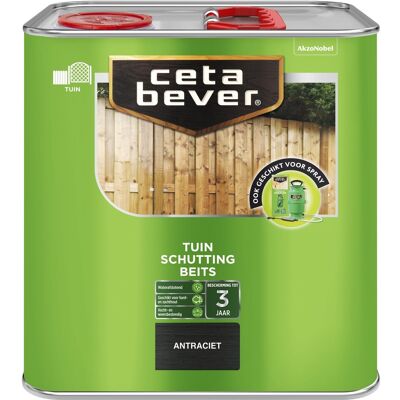 Cetabever Schuttingbeits Mat - Antraciet - 2,5 liter Cetabever Schuttingbeits Mat - Antraciet - 2,5 liter