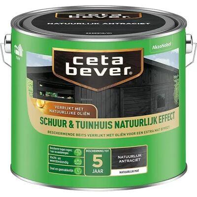 Cetabever Beits Schuur en Tuinhuis Natuurlijk Effect Mat - Antraciet Cetabever Beits Schuur en Tuinhuis Natuurlijk Effect Mat - Antraciet