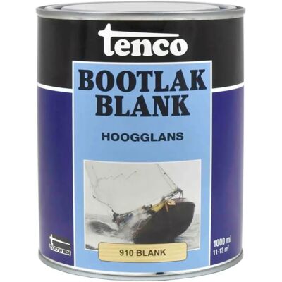 Tenco Bootlak Blank - Hoogglans - 2,5 liter 8712701150046 Verf Tenco Bootlak Blank - Hoogglans - 2,5 liter 8712701150046 Verf