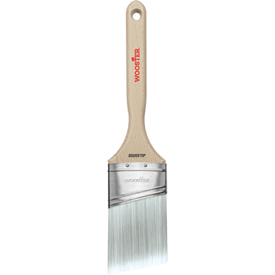 Wooster Silver Tip Semi-Oval Angle Sash 071497186232 Verf Wooster Silver Tip Semi-Oval Angle Sash 071497186232 Verf