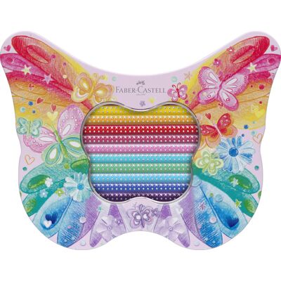 Faber Castell Sparkle Kleurpotloden - 12 stuks + 8 pastel 4005402019717 Verf Faber Castell Sparkle Kleurpotloden - 12 stuks + 8 pastel 4005402019717 Verf