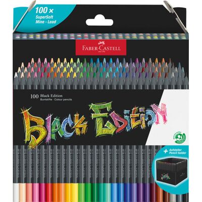 Faber Castell Black Edition Kleurpotloden - 100 stuks 4005401164111 Verf Faber Castell Black Edition Kleurpotloden - 100 stuks 4005401164111 Verf