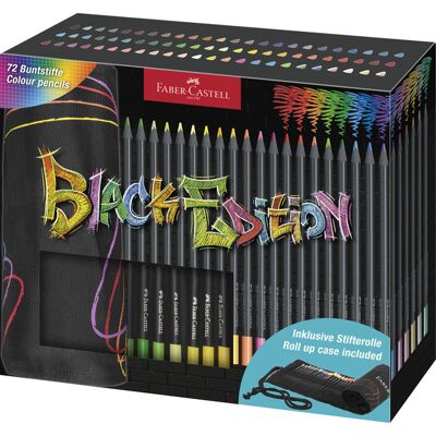 Faber Castell Black Edition Kleurpotloden - 72 stuks 4005401164180 Verf Faber Castell Black Edition Kleurpotloden - 72 stuks 4005401164180 Verf