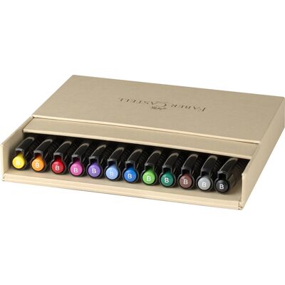 Faber Castell Pitt Artist Brushpen - 12dlg studiobox 4005401671909 Verf Faber Castell Pitt Artist Brushpen - 12dlg studiobox 4005401671909 Verf