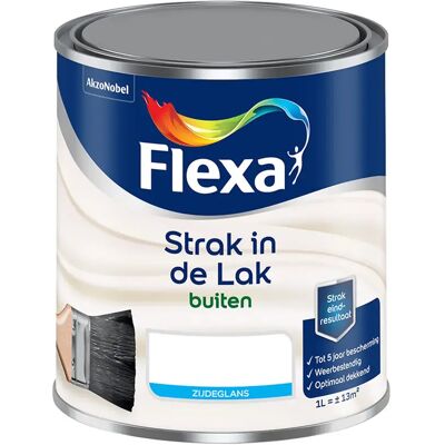 Flexa Strak in de Lak Buitenlak - Zijdeglans - 1 Liter - Kleur 8711113110303 Verf Flexa Strak in de Lak Buitenlak - Zijdeglans - 1 Liter - Kleur 8711113110303 Verf
