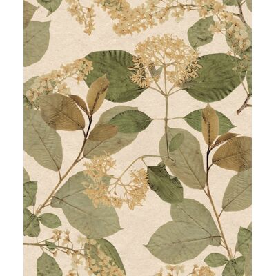 Decoprint Herbarium Behang met bladeren en bloemen - HE27230 5415058080501 Behang Decoprint Herbarium Behang met bladeren en bloemen - HE27230 5415058080501 Behang