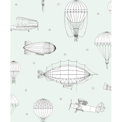 Noordwand Kids Walls Behang met zeppelins en parachutes - 45825 4001860458259 Behang Noordwand Kids Walls Behang met zeppelins en parachutes - 45825 4001860458259 Behang