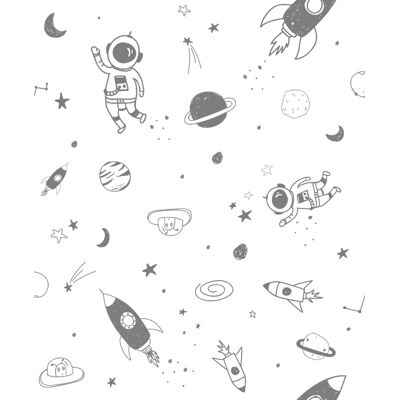 Noordwand Kids Walls Behang outerspace met astronauten, raketten en planeten - 45850 4001860458501 Behang Noordwand Kids Walls Behang outerspace met astronauten, raketten en planeten - 45850 4001860458501 Behang