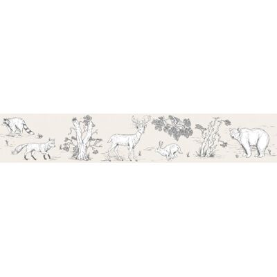 Noordwand Kids Walls Behangrand met bosdiertjes - 45810 4001860458105 Behang Noordwand Kids Walls Behangrand met bosdiertjes - 45810 4001860458105 Behang