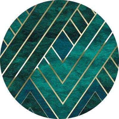 Komar Dots; Komar Home Behangcirkel Jade - D1-022 4036834090296 Behang Komar Dots; Komar Home Behangcirkel Jade - D1-022 4036834090296 Behang