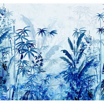 Noordwand Komar Raw Fotobehang Blue Jungle - R3-035 4055065301056 Behang Noordwand Komar Raw Fotobehang Blue Jungle - R3-035 4055065301056 Behang