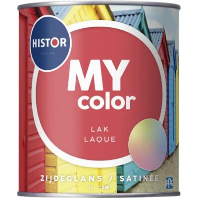 Histor My Color Lak - Zijdeglans - 1 Liter - Wit / Kleur 8716242977100 Verf Lakverf Binnen Histor My Color Lak - Zijdeglans - 1 Liter - Wit / Kleur 8716242977100 Verf Lakverf Binnen