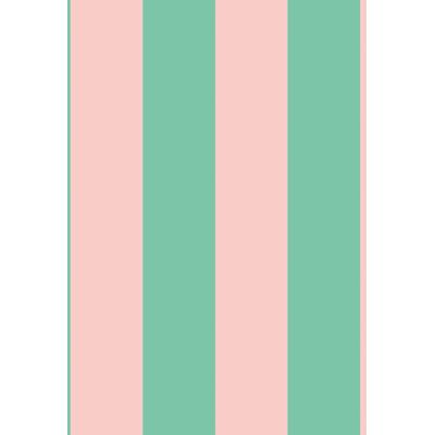 Ohpopsi So Stripey - STR50115W - Bloc Stripe Jade Blossom 0754932993687 Behang Ohpopsi So Stripey - STR50115W - Bloc Stripe Jade Blossom 0754932993687 Behang
