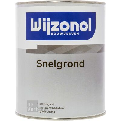 Wijzonol Snelgrond - 1 Liter - Wit / Kleur 8712952042145 Verf Wijzonol Snelgrond - 1 Liter - Wit / Kleur 8712952042145 Verf