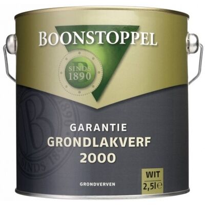 Boonstoppel Garantie Grondlakverf 2000 Boonstoppel Garantie Grondlakverf 2000