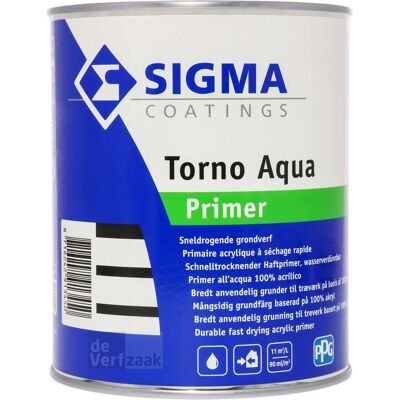 Sigma Torno Aqua Primer - 1 Liter - Wit / Kleur 8716242913450 Verf Sigma Torno Aqua Primer - 1 Liter - Wit / Kleur 8716242913450 Verf
