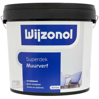 Wijzonol Superdek Muurverf - RAL 9010 Wijzonol Superdek Muurverf - RAL 9010