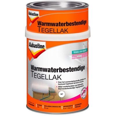 Alabastine Warmtebestendige Tegellak 750 ml - Wit Alabastine Warmtebestendige Tegellak 750 ml - Wit
