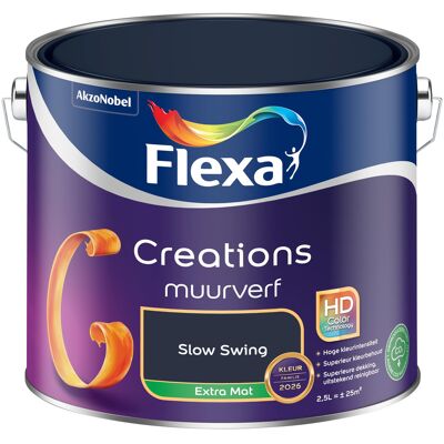Flexa Creations Muurverf Extra Mat - Slow Swing Flexa Creations Muurverf Extra Mat - Slow Swing
