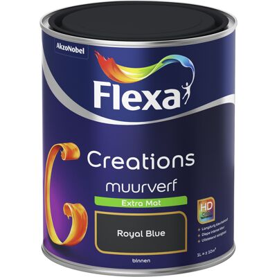 Flexa Creations Muurverf Extra Mat - Royal Blue Flexa Creations Muurverf Extra Mat - Royal Blue