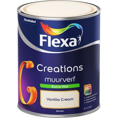 Flexa Creations Muurverf Extra Mat - Vanilla Cream Flexa Creations Muurverf Extra Mat - Vanilla Cream