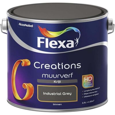Flexa Creations Muurverf Krijt - Industrial Grey Flexa Creations Muurverf Krijt - Industrial Grey