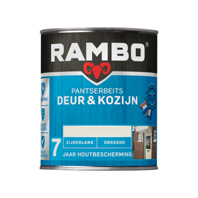 Rambo Pantserbeits Deur & Kozijn Zijdeglans Dekkend 750 ml - Ivoorwit Rambo Pantserbeits Deur & Kozijn Zijdeglans Dekkend 750 ml - Ivoorwit