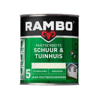 Rambo Pantserbeits Schuur & Tuinhuis Zijdeglans Dekkend - Bosgroen Rambo Pantserbeits Schuur & Tuinhuis Zijdeglans Dekkend - Bosgroen
