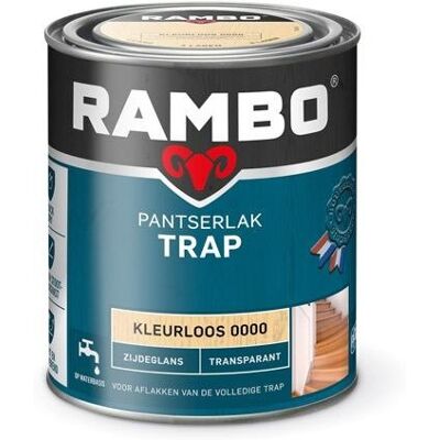 Rambo Pantserlak Trap Transparant Zijdeglans - Blank Rambo Pantserlak Trap Transparant Zijdeglans - Blank