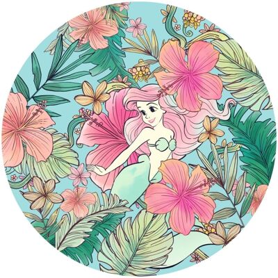 Komar Dots; Komar Home Behangcirkel Disney Princess - Ariel - Ocean Flowers - DD1-001 4055065180019 Behang Komar Dots; Komar Home Behangcirkel Disney Princess - Ariel - Ocean Flowers - DD1-001 4055065180019 Behang
