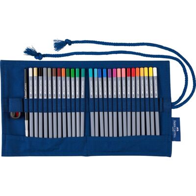 Faber Castell Goldfaber Aquarelpotloden - set 27 stuks in roletui 4005401146520 Verf Faber Castell Goldfaber Aquarelpotloden - set 27 stuks in roletui 4005401146520 Verf