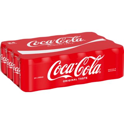 Coca-Cola Coca Cola boite 24 x 330 ml - 24 x 0,33 L Coca-Cola Coca Cola boite 24 x 330 ml - 24 x 0,33 L