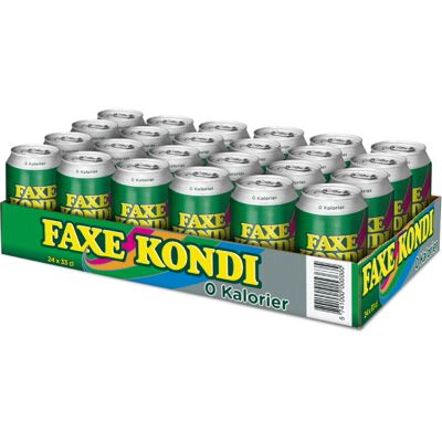 Faxe Kondi 0 Calories 24 x 330 ml - 24 x 0,33 L Faxe Kondi 0 Calories 24 x 330 ml - 24 x 0,33 L