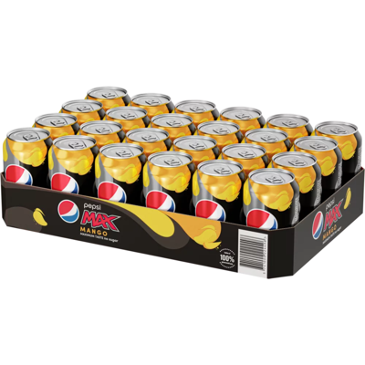 Pepsi Max Saveur Mangue - 24 x 0,33 L Pepsi Max Saveur Mangue - 24 x 0,33 L