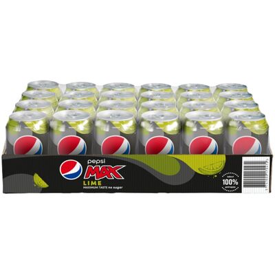 Pepsi Max Lime 24x0.33 L - 24 x 0,33 L Pepsi Max Lime 24x0.33 L - 24 x 0,33 L