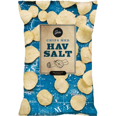 Gestus Chips Ondulées au Sel de Mer - 175 g Gestus Chips Ondulées au Sel de Mer - 175 g