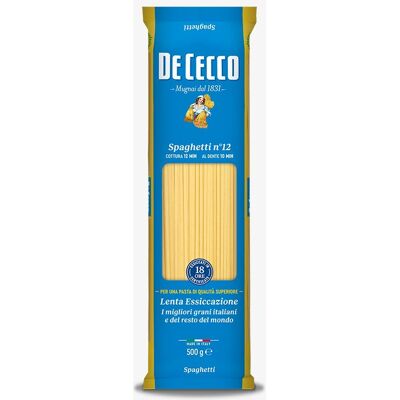 De Cecco Spaghetti nr. 12 500 g - 500 g De Cecco Spaghetti nr. 12 500 g - 500 g