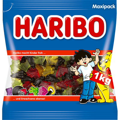 HARIBO Vampires Réglisse & Fruits - 1 kg HARIBO Vampires Réglisse & Fruits - 1 kg