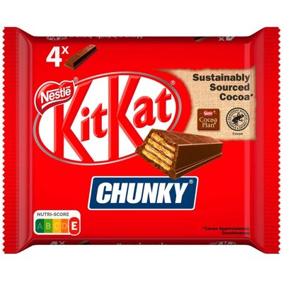 KitKat Chunky 4-pack 160 gram KitKat Chunky 4-pack 160 gram